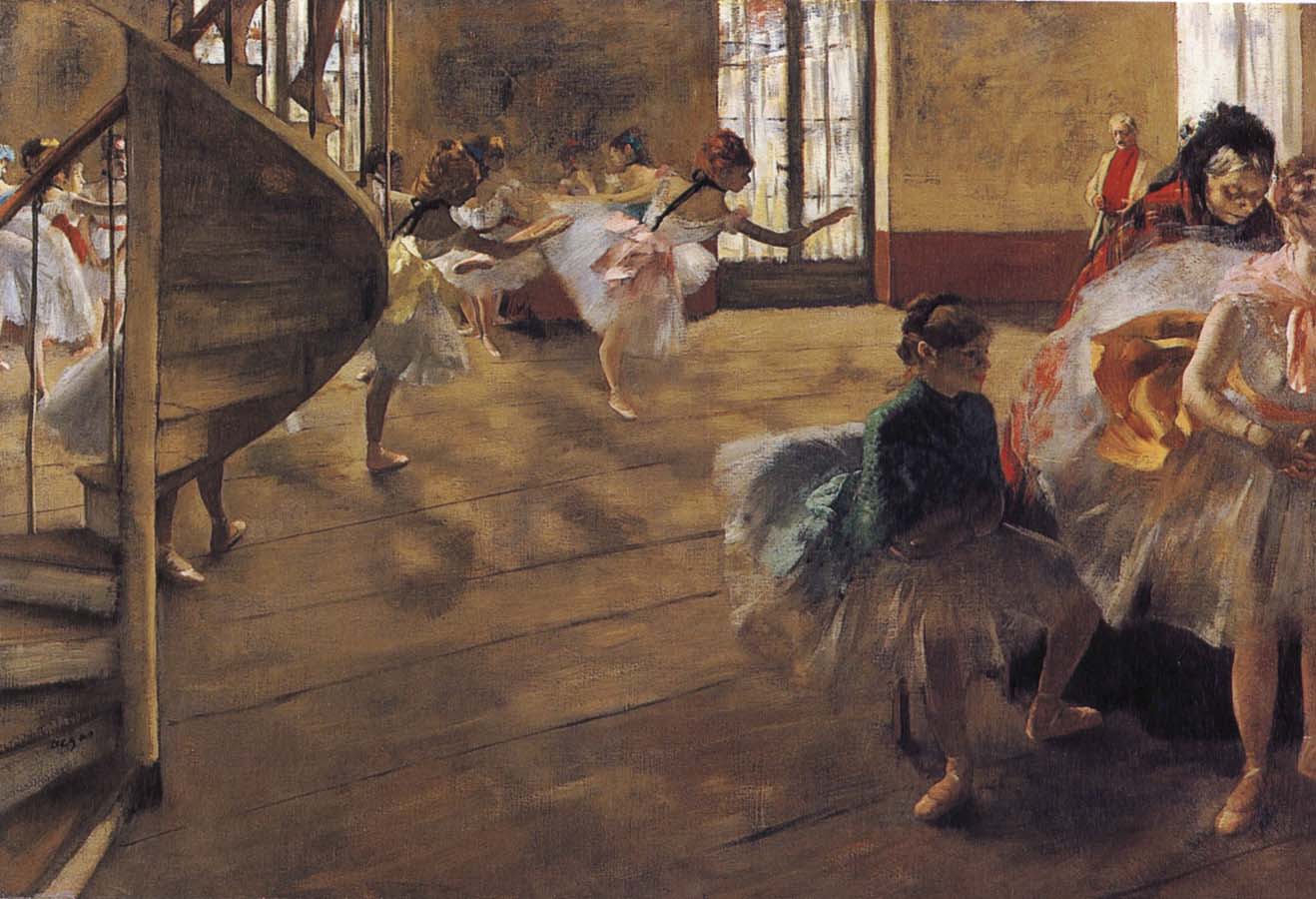 unknow artist Ballet rehearsal